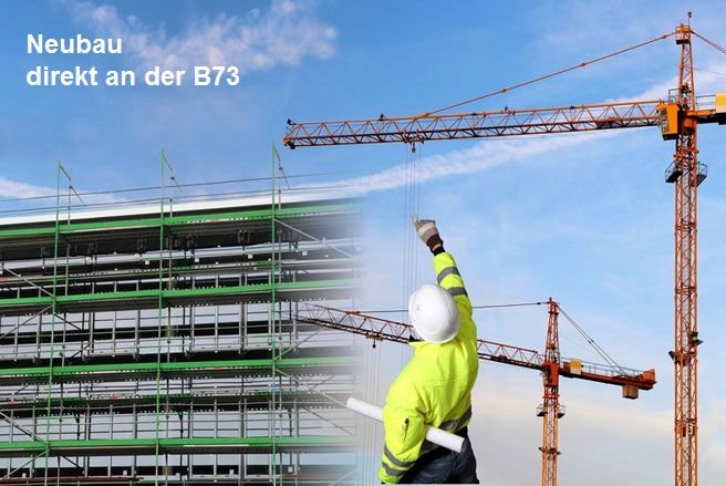 ImmoPartner -  Neubau von Großhandelsflächen - direkt an der B73 - Hamburg-Hausbruch - Gewerbeimmobilien Hamburg