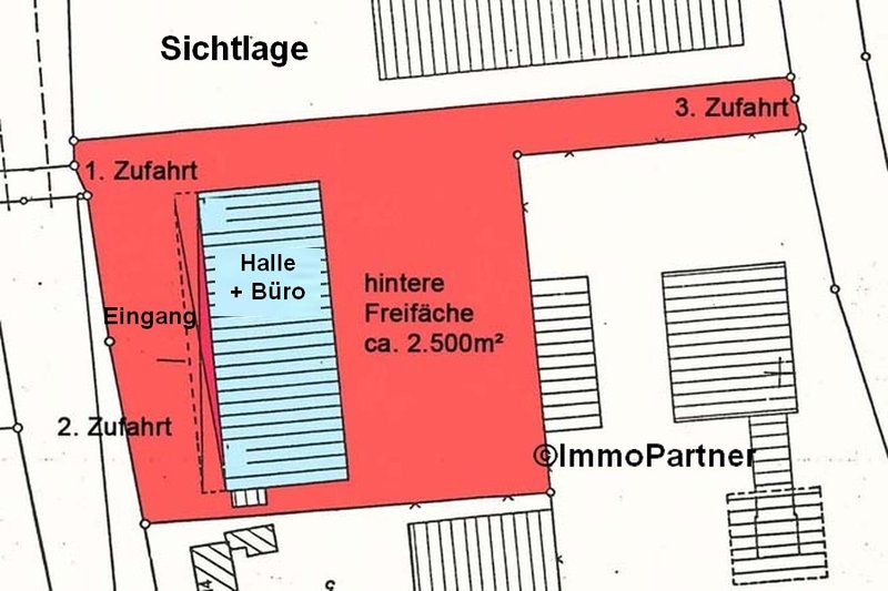 Lager- Ausstellungs- & Produktionshalle mit großer Freifläche - teilbar - Hittfeld - Gewerbeimmobilien Hamburg