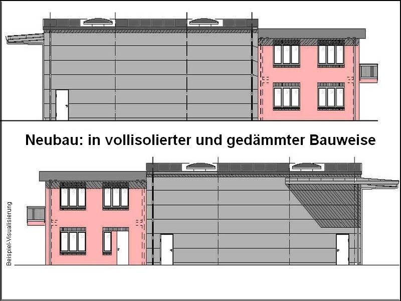 Neubau - Lager- /Produktions- & Ausstellungsflächen mit Büro, Seevetal-Hittfeld - Gewerbeimmobilien Hamburg