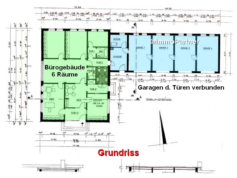  Freifläche, Gewerbegrundstück, befestigt, Garagen umzäunt, Büro, Nähe A39, Winsen - Gewerbeimmobilien Hamburg