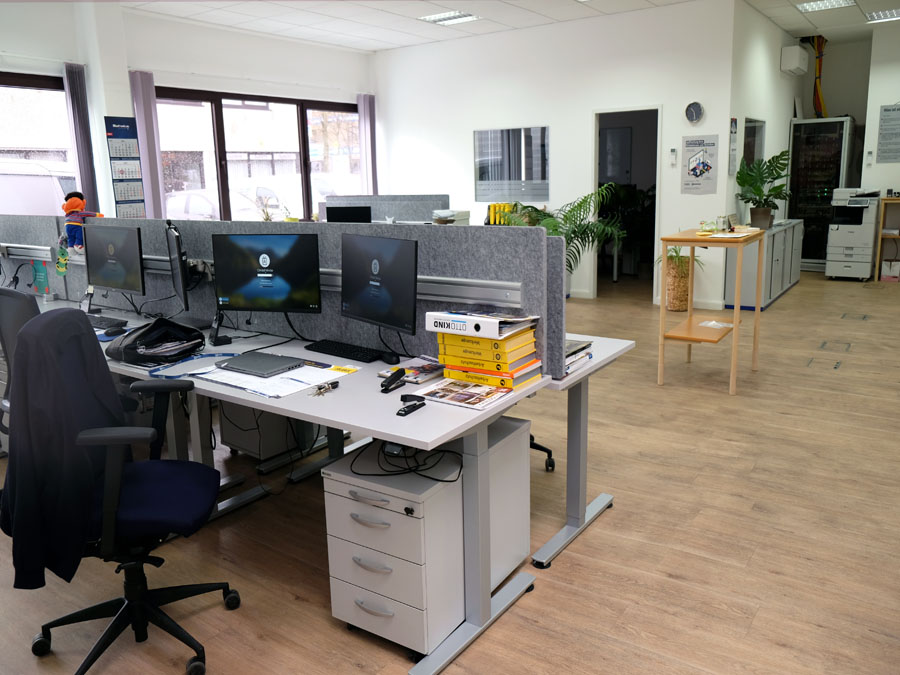 Büroflächen mit Designboden EG